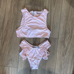 Minimale Animale Light Pink/Peach Bikini Set
